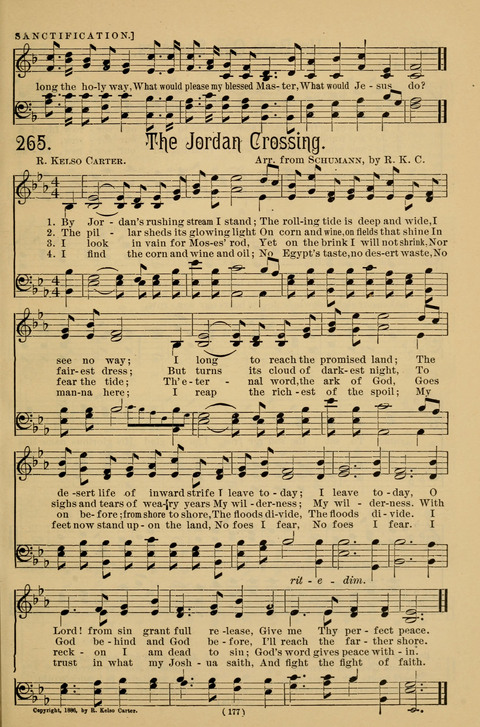 Hymns of the Christian Life: for the sanctuary, Sunday schools, prayer meetings, mission work and revival services page 177