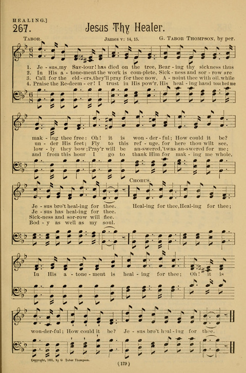 Hymns of the Christian Life: for the sanctuary, Sunday schools, prayer meetings, mission work and revival services page 179