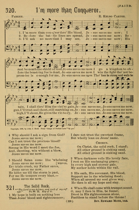 Hymns of the Christian Life: for the sanctuary, Sunday schools, prayer meetings, mission work and revival services page 220
