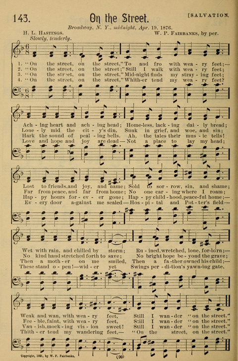 Hymns of the Christian Life: for the sanctuary, Sunday schools, prayer meetings, mission work and revival services page 90