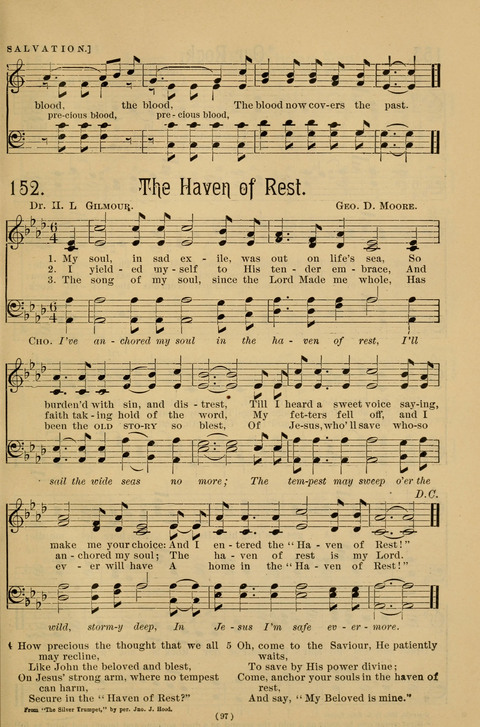 Hymns of the Christian Life: for the sanctuary, Sunday schools, prayer meetings, mission work and revival services page 97