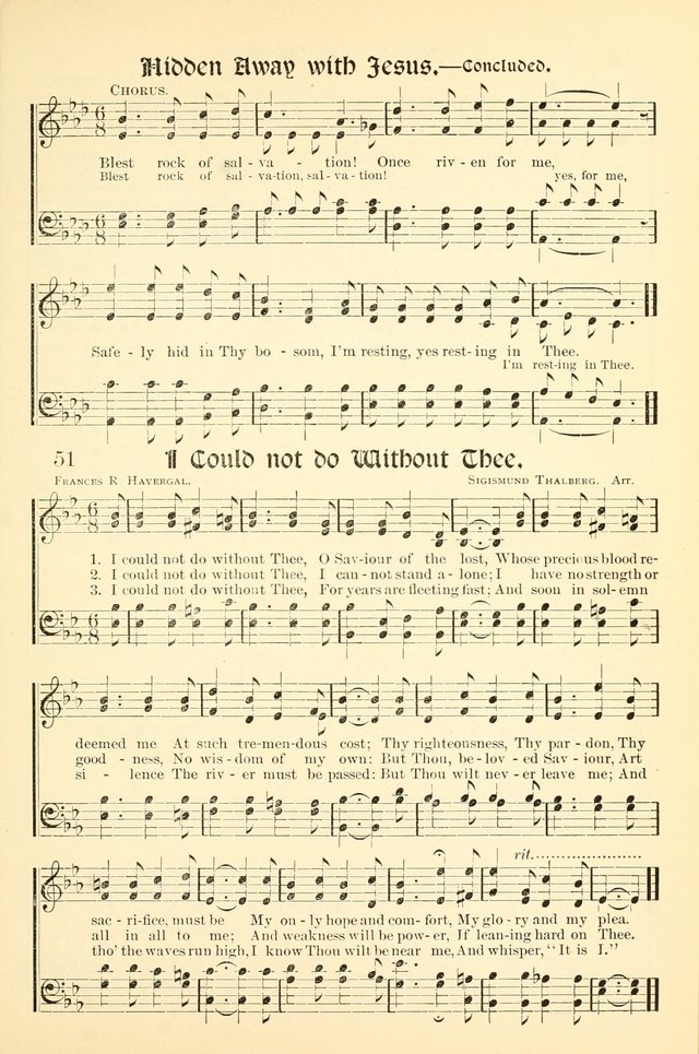 Hymns of the Christian Life. No. 3: for church worship, conventions, evangelistic services, prayer meetings, missionary meetings, revival services, rescue mission work and Sunday schools page 51