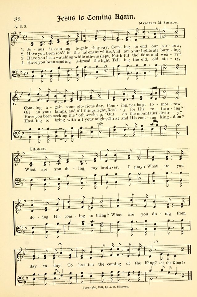 Hymns of the Christian Life. No. 3: for church worship, conventions, evangelistic services, prayer meetings, missionary meetings, revival services, rescue mission work and Sunday schools page 83