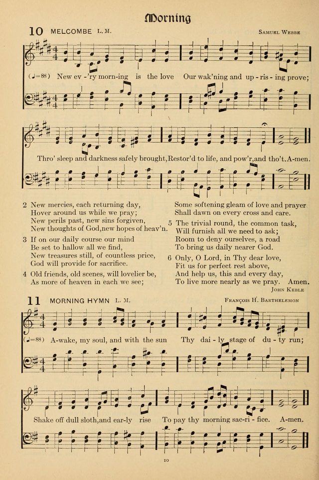 Hymns of the Church: new and old page 10
