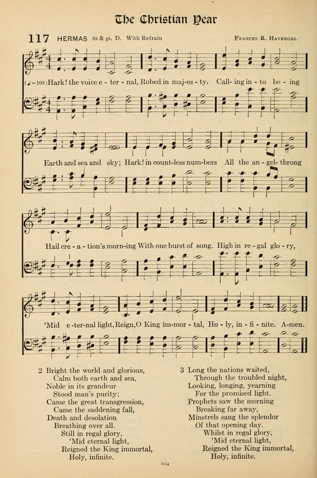 Hymns of the Church: new and old page 106