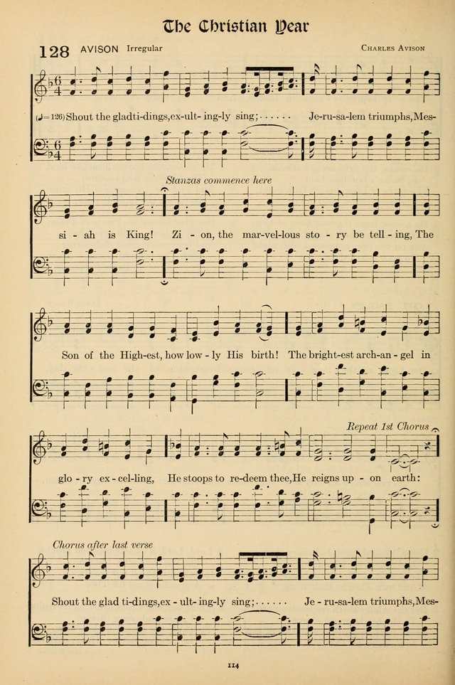 Hymns of the Church: new and old page 116