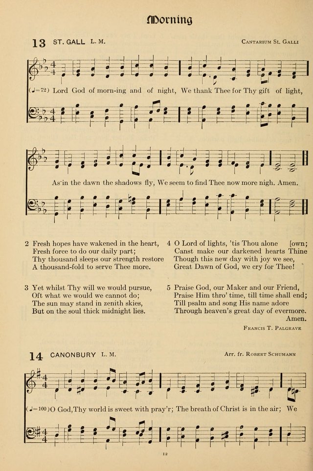 Hymns of the Church: new and old page 12