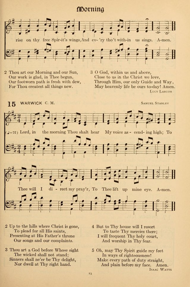 Hymns of the Church: new and old page 13