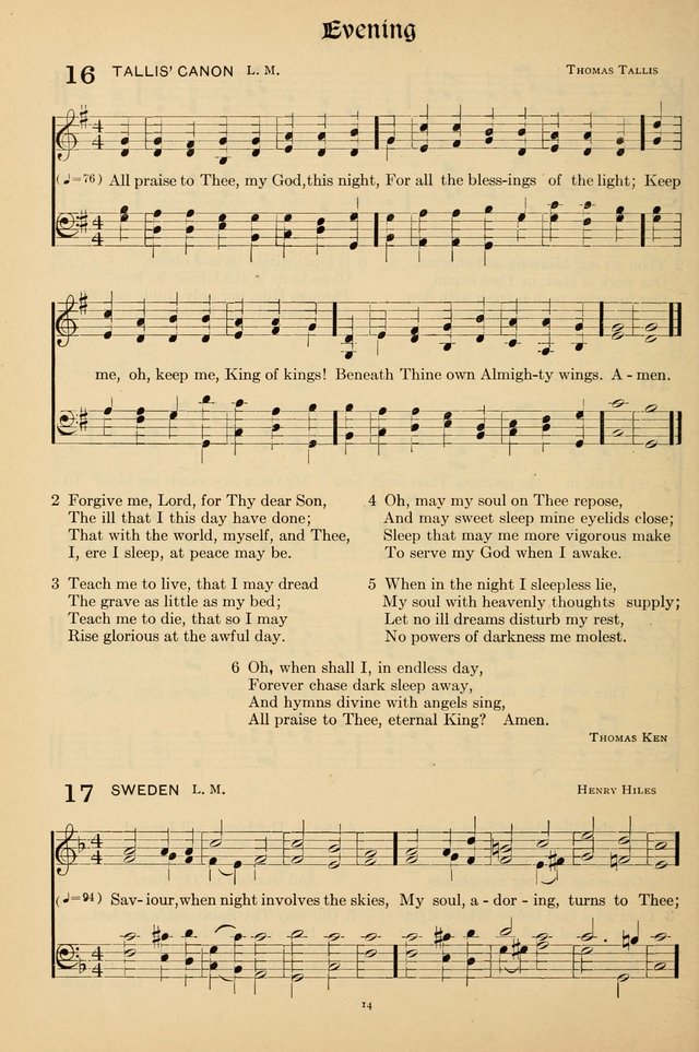 Hymns of the Church: new and old page 14