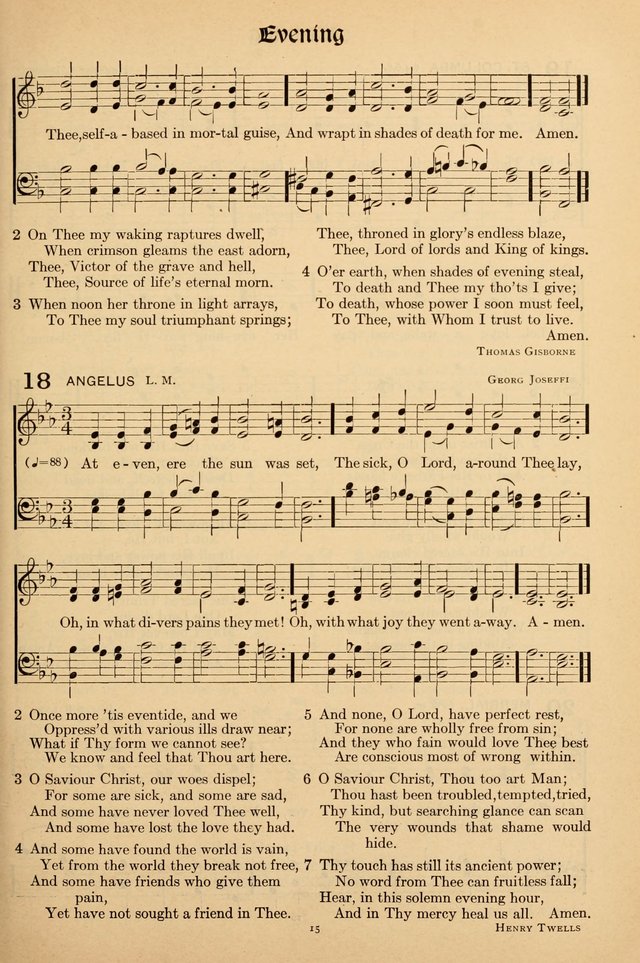 Hymns of the Church: new and old page 15