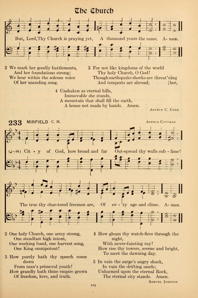 Hymns of the Church: new and old page 227