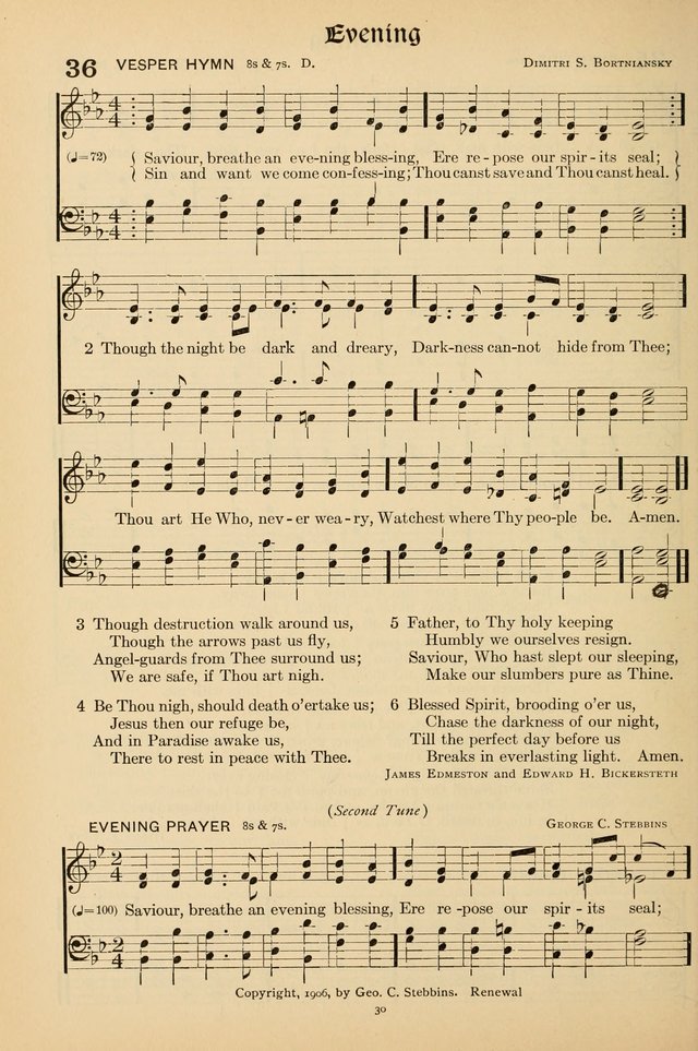 Hymns of the Church: new and old page 30