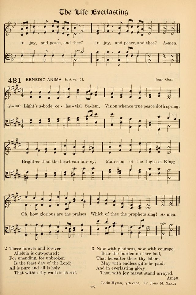 Hymns of the Church: new and old page 457