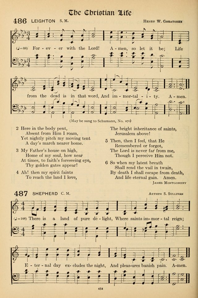 Hymns of the Church: new and old page 462