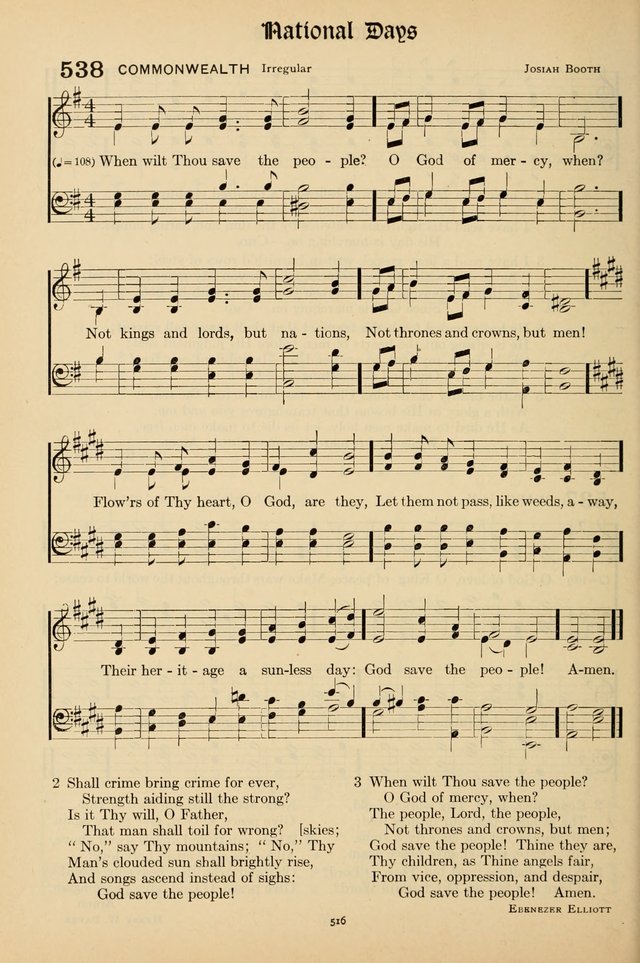Hymns of the Church: new and old page 526