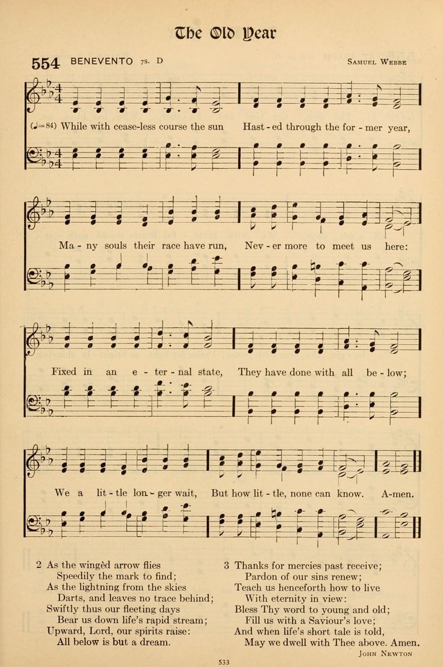 Hymns of the Church: new and old page 543