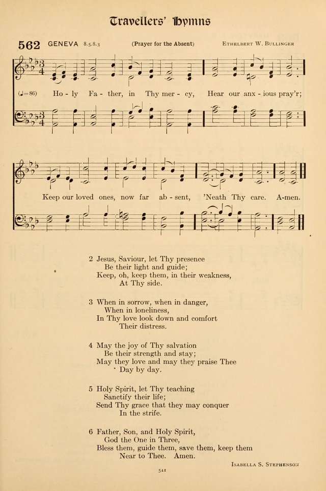 Hymns of the Church: new and old page 551