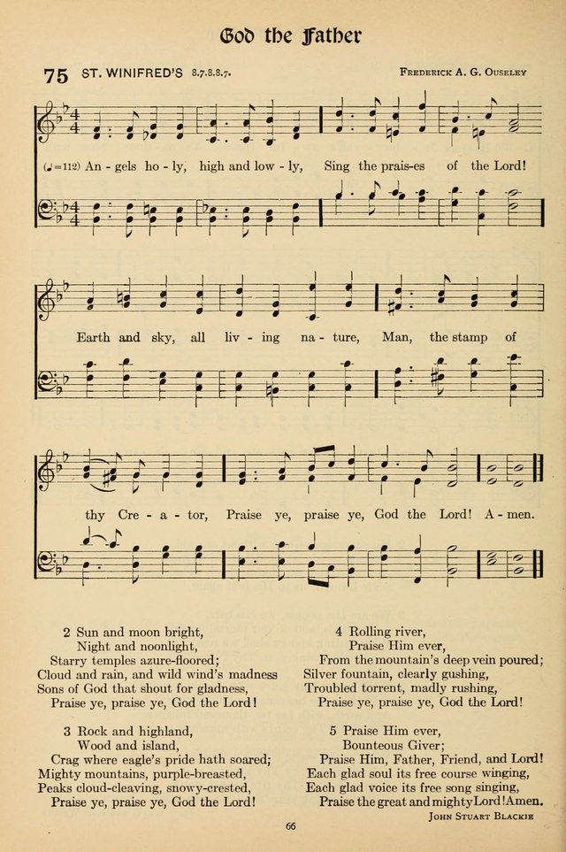 Hymns of the Church: new and old page 66