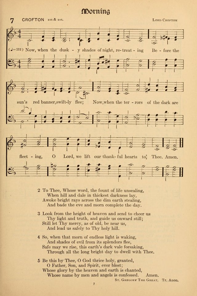 Hymns of the Church: new and old page 7