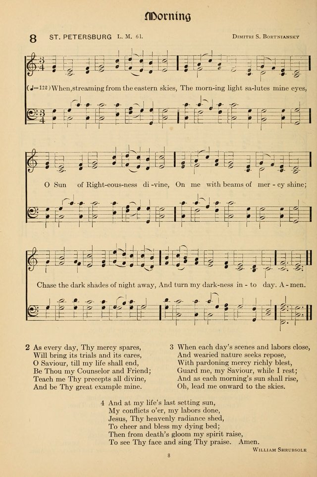 Hymns of the Church: new and old page 8