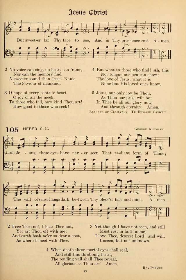 Hymns of the Church: new and old page 95