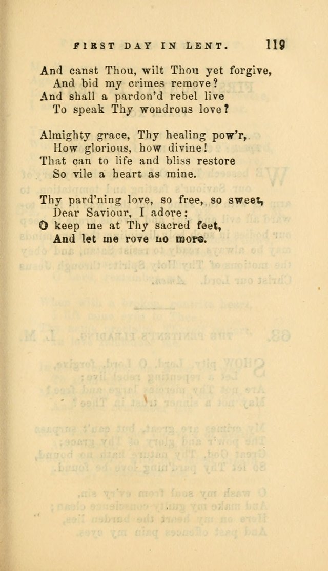 Hymns and Chants: with offices of devotion. For use in Sunday-schools, parochial and week day schools, seminaries and colleges. Arranged according to the Church year page 119