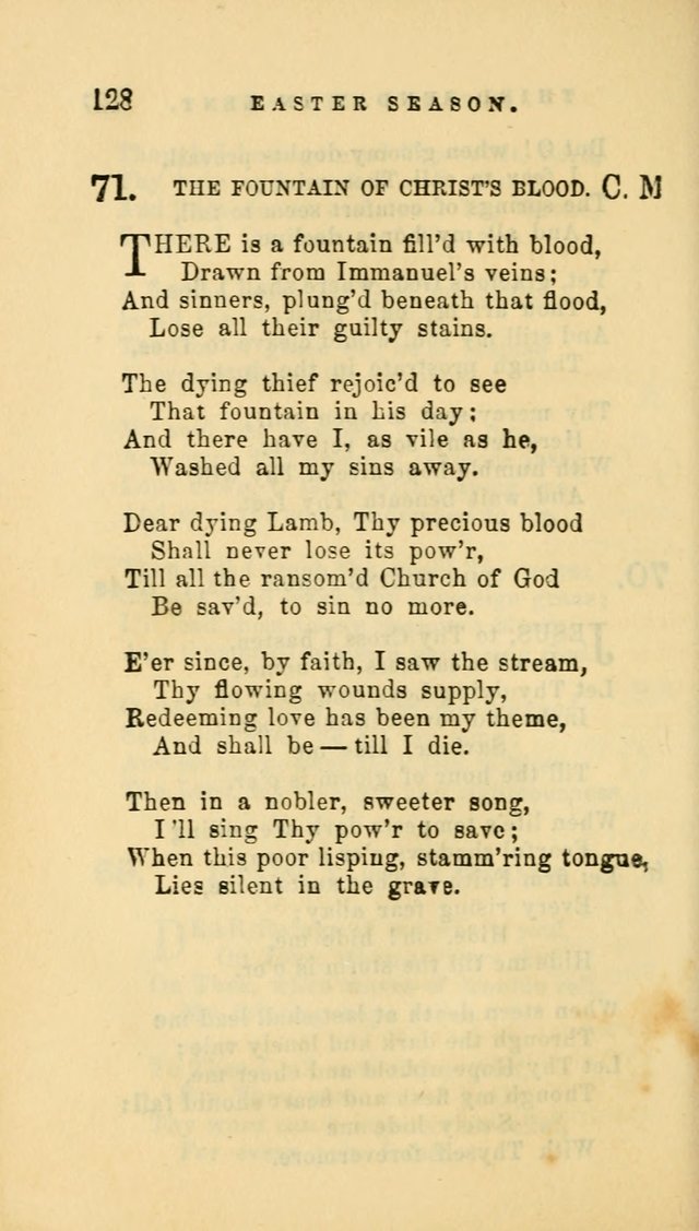 Hymns and Chants: with offices of devotion. For use in Sunday-schools, parochial and week day schools, seminaries and colleges. Arranged according to the Church year page 128