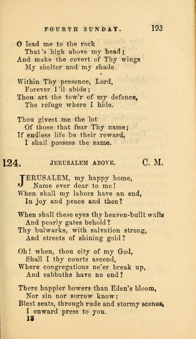 Hymns and Chants: with offices of devotion. For use in Sunday-schools, parochial and week day schools, seminaries and colleges. Arranged according to the Church year page 193