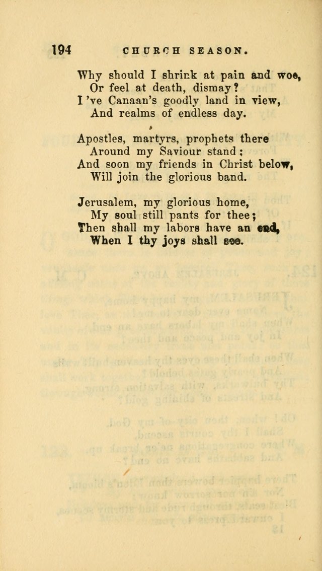 Hymns and Chants: with offices of devotion. For use in Sunday-schools, parochial and week day schools, seminaries and colleges. Arranged according to the Church year page 194