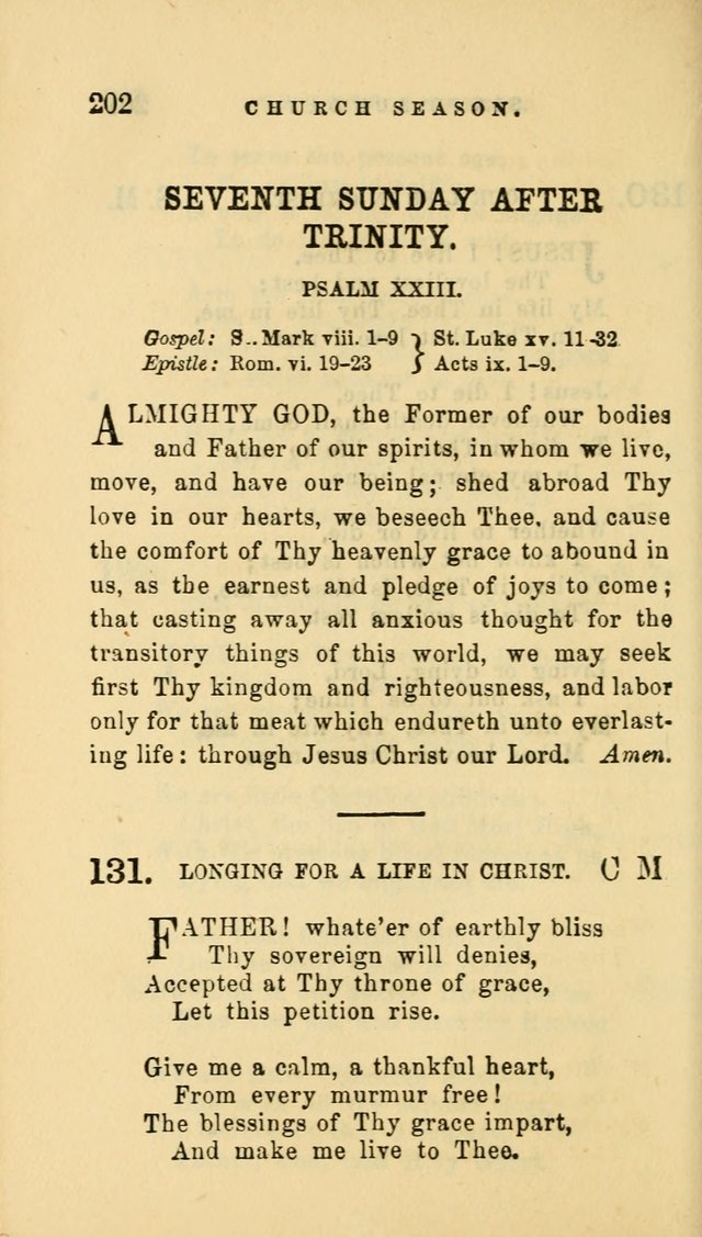 Hymns and Chants: with offices of devotion. For use in Sunday-schools, parochial and week day schools, seminaries and colleges. Arranged according to the Church year page 202