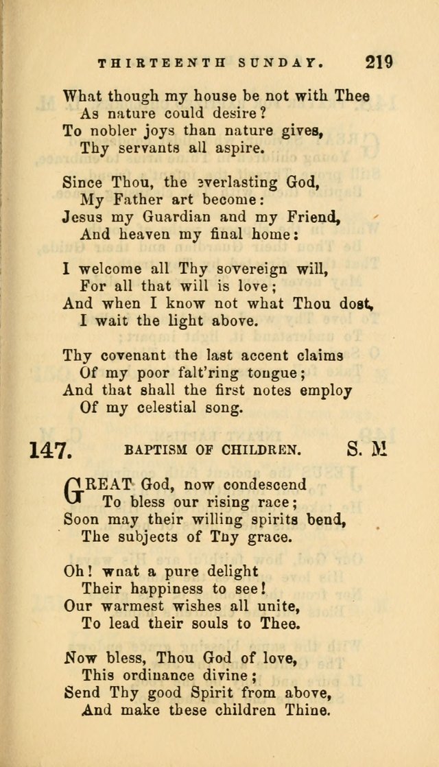Hymns and Chants: with offices of devotion. For use in Sunday-schools, parochial and week day schools, seminaries and colleges. Arranged according to the Church year page 219