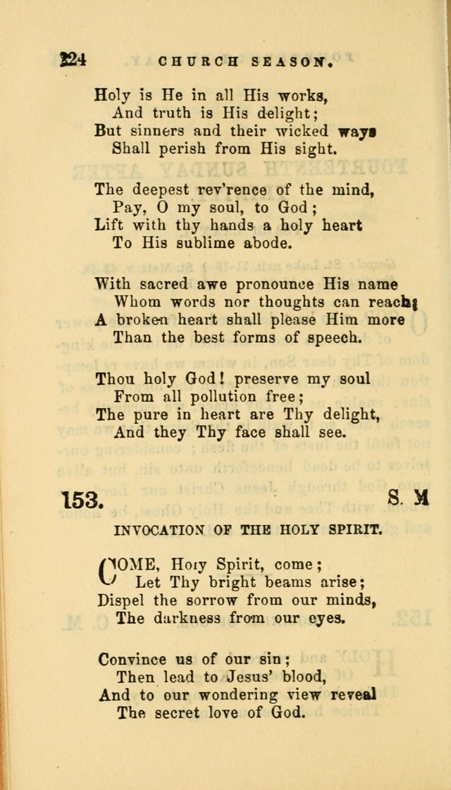 Hymns and Chants: with offices of devotion. For use in Sunday-schools, parochial and week day schools, seminaries and colleges. Arranged according to the Church year page 224