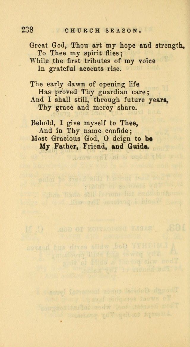 Hymns and Chants: with offices of devotion. For use in Sunday-schools, parochial and week day schools, seminaries and colleges. Arranged according to the Church year page 238
