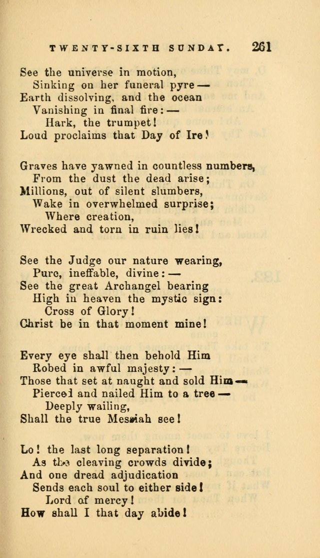 Hymns and Chants: with offices of devotion. For use in Sunday-schools, parochial and week day schools, seminaries and colleges. Arranged according to the Church year page 261