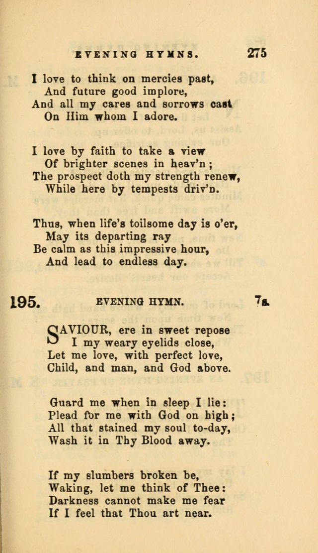 Hymns and Chants: with offices of devotion. For use in Sunday-schools, parochial and week day schools, seminaries and colleges. Arranged according to the Church year page 275