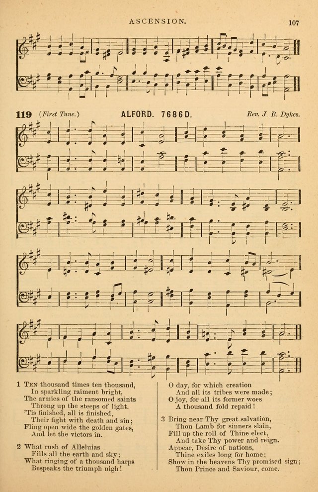 Hymnal Companion to the Prayer Book: suited to the special seasons of the Christian year, and other occasions of public worship, as well as for use in the Sunday-school...With accompanying tunes page 108