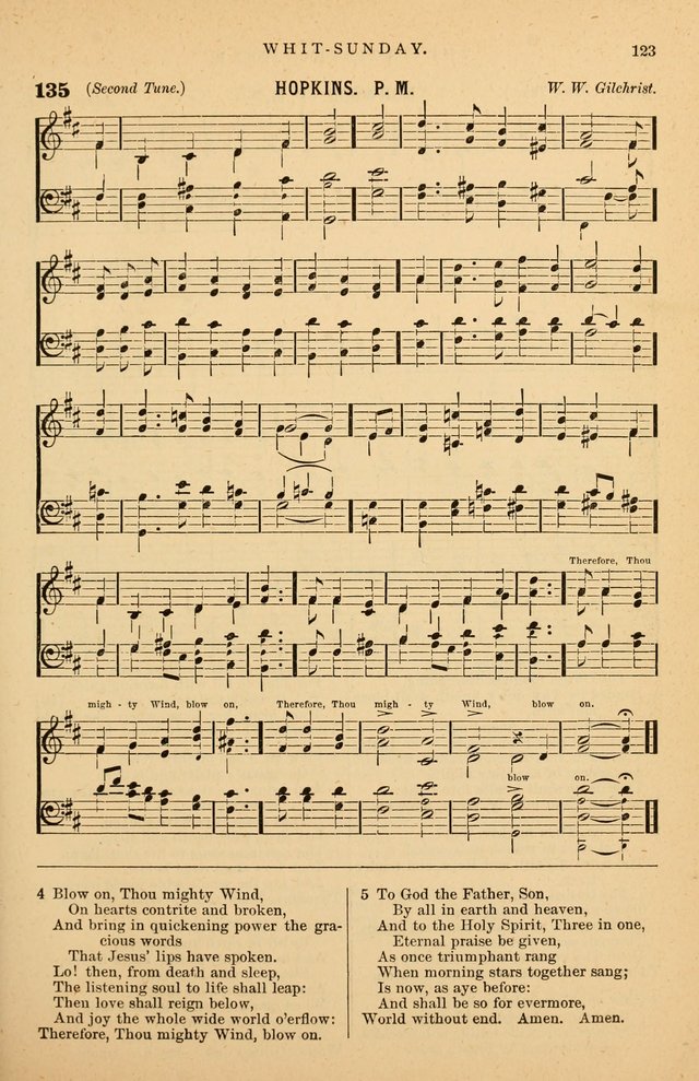 Hymnal Companion to the Prayer Book: suited to the special seasons of the Christian year, and other occasions of public worship, as well as for use in the Sunday-school...With accompanying tunes page 124