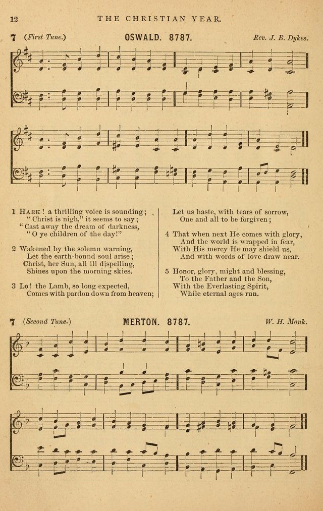 Hymnal Companion to the Prayer Book: suited to the special seasons of the Christian year, and other occasions of public worship, as well as for use in the Sunday-school...With accompanying tunes page 13