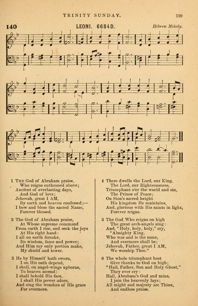 Hymnal Companion to the Prayer Book: suited to the special seasons of the Christian year, and other occasions of public worship, as well as for use in the Sunday-school...With accompanying tunes page 130