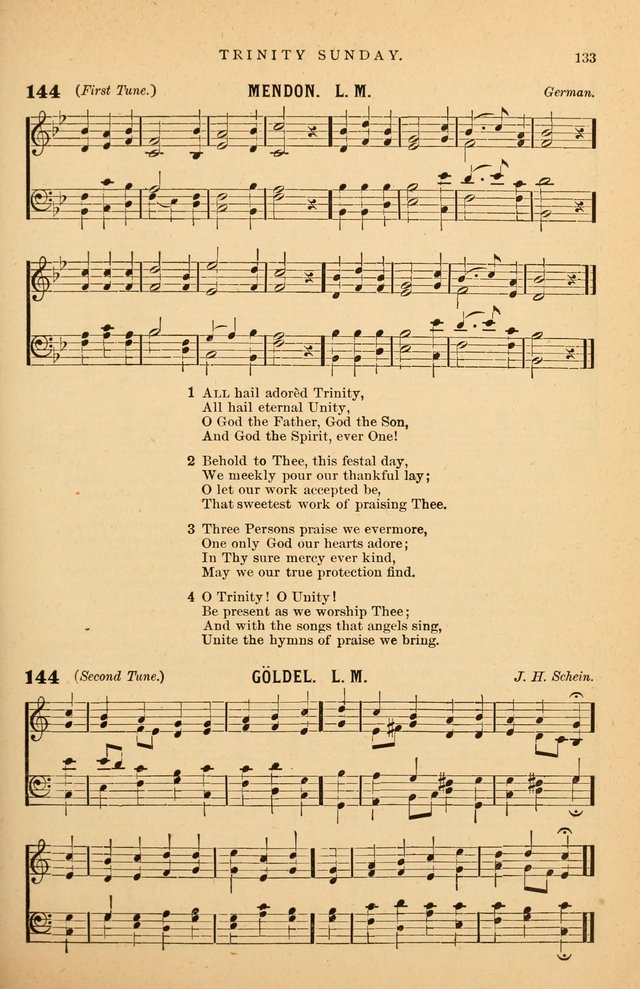 Hymnal Companion to the Prayer Book: suited to the special seasons of the Christian year, and other occasions of public worship, as well as for use in the Sunday-school...With accompanying tunes page 134
