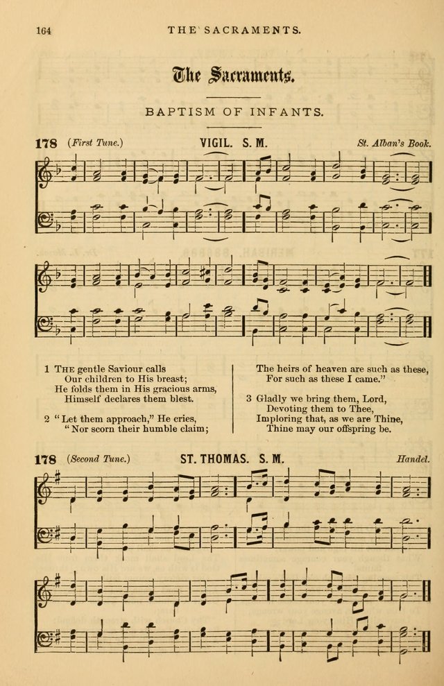 Hymnal Companion to the Prayer Book: suited to the special seasons of the Christian year, and other occasions of public worship, as well as for use in the Sunday-school...With accompanying tunes page 165