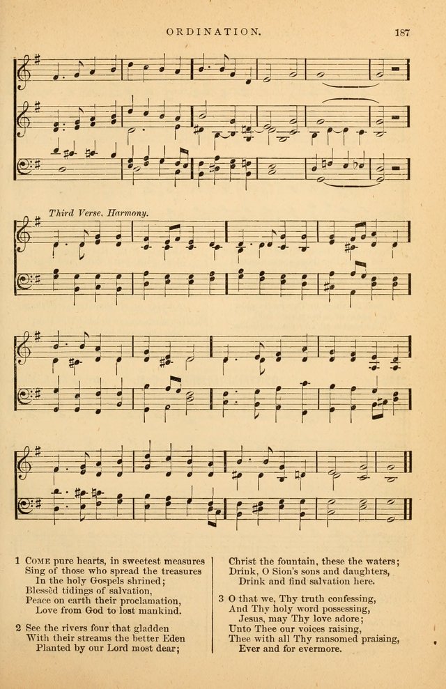 Hymnal Companion to the Prayer Book: suited to the special seasons of the Christian year, and other occasions of public worship, as well as for use in the Sunday-school...With accompanying tunes page 188