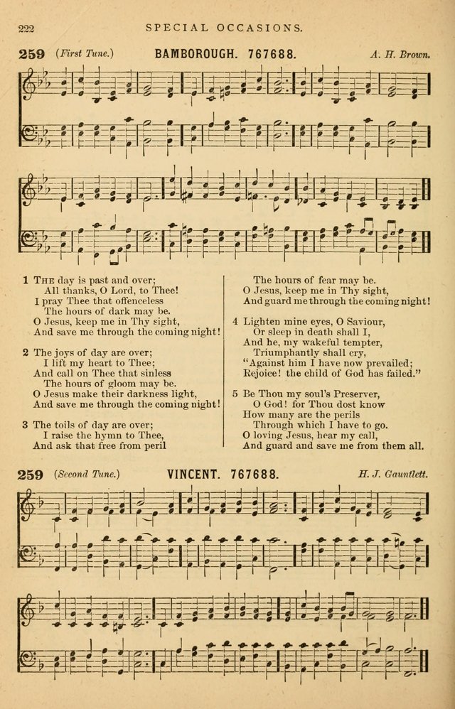 Hymnal Companion to the Prayer Book: suited to the special seasons of the Christian year, and other occasions of public worship, as well as for use in the Sunday-school...With accompanying tunes page 225
