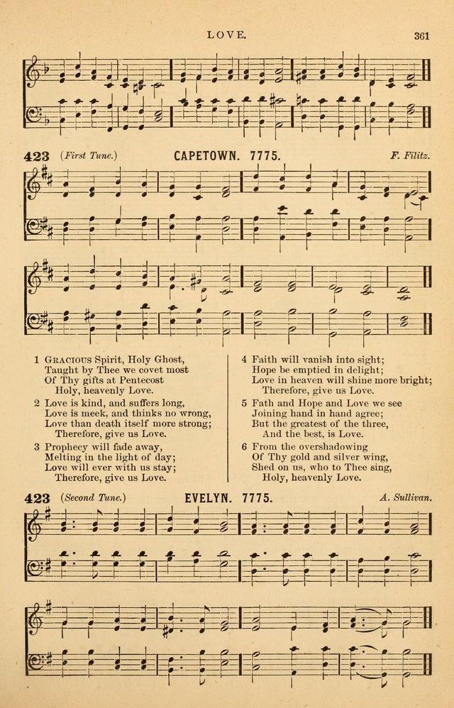 Hymnal Companion to the Prayer Book: suited to the special seasons of the Christian year, and other occasions of public worship, as well as for use in the Sunday-school...With accompanying tunes page 364