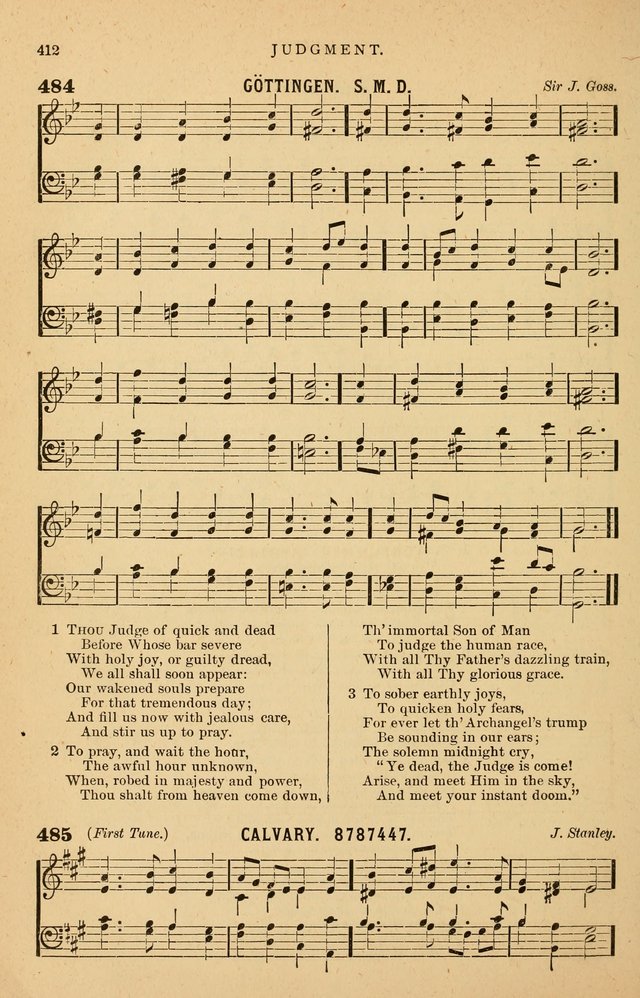 Hymnal Companion to the Prayer Book: suited to the special seasons of the Christian year, and other occasions of public worship, as well as for use in the Sunday-school...With accompanying tunes page 415