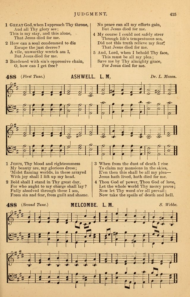 Hymnal Companion to the Prayer Book: suited to the special seasons of the Christian year, and other occasions of public worship, as well as for use in the Sunday-school...With accompanying tunes page 418