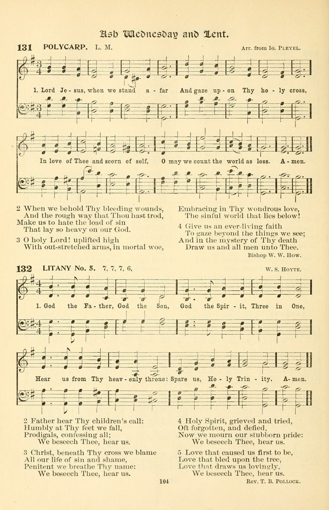 Hymnal Companion to the Prayer Book: with accompanying tunes page 106