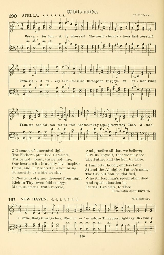 Hymnal Companion to the Prayer Book: with accompanying tunes page 154