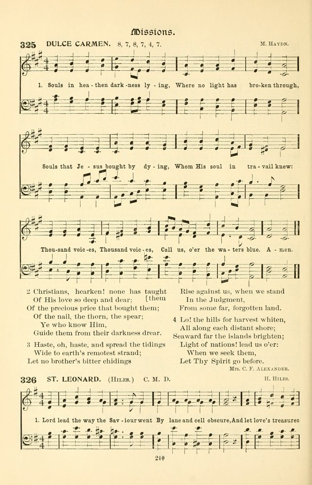 Hymnal Companion to the Prayer Book: with accompanying tunes page 244