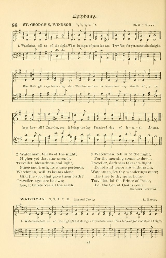 Hymnal Companion to the Prayer Book: with accompanying tunes page 72